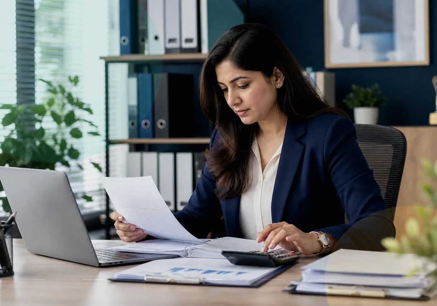 Income tax documents and notice records prepared for review